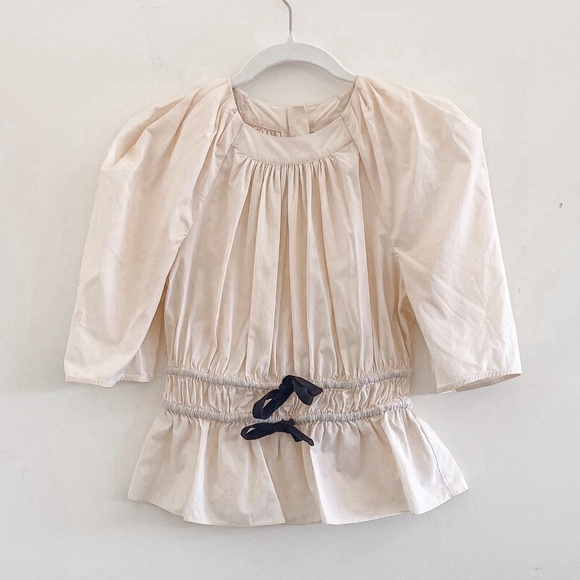 Ulla Johnson Denisa Top in Cream 00 - Picture 5 of 10